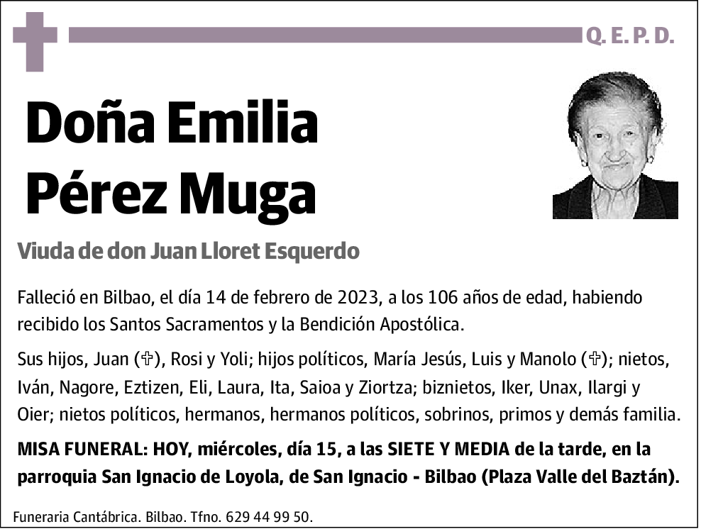 Emilia Pérez Muga