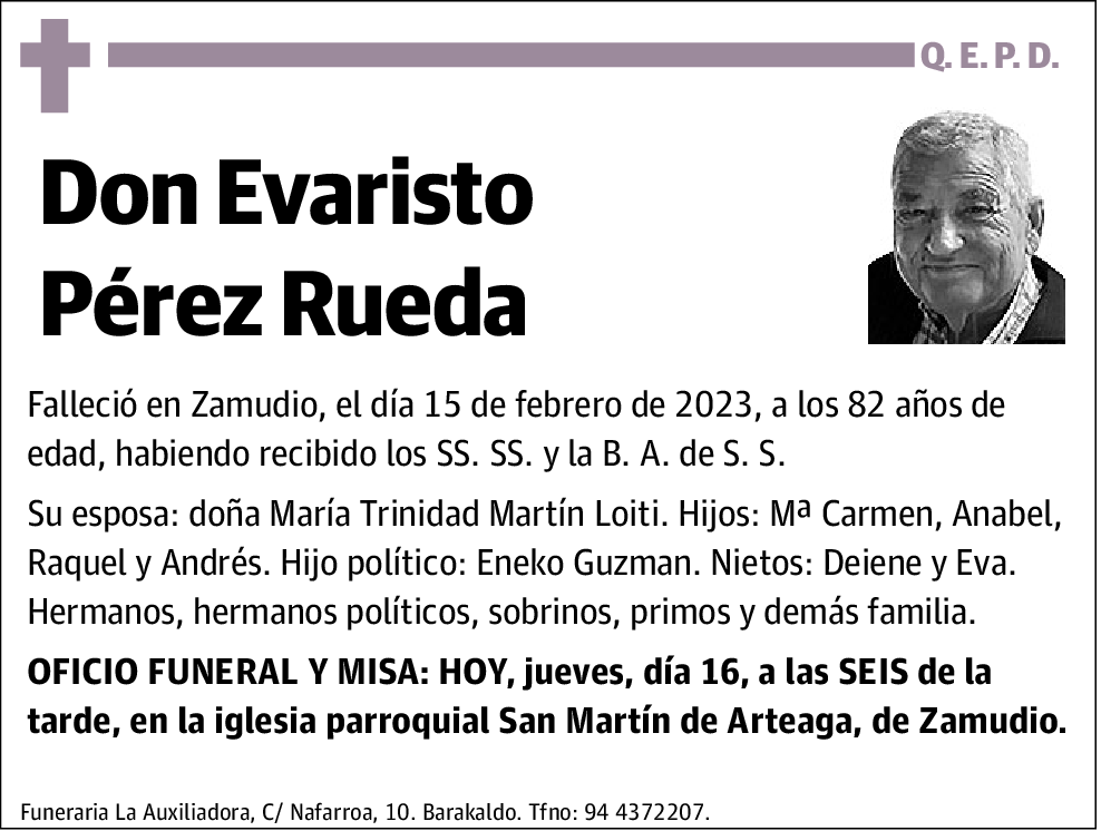 Evaristo Pérez Rueda