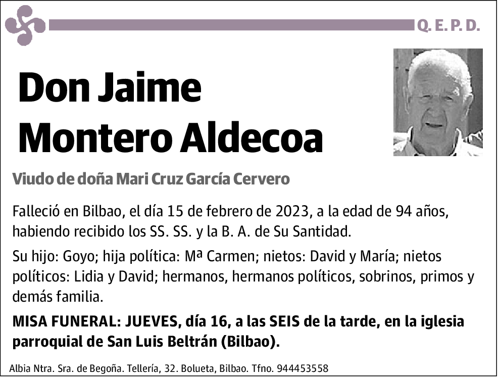 Jaime Montero Aldecoa