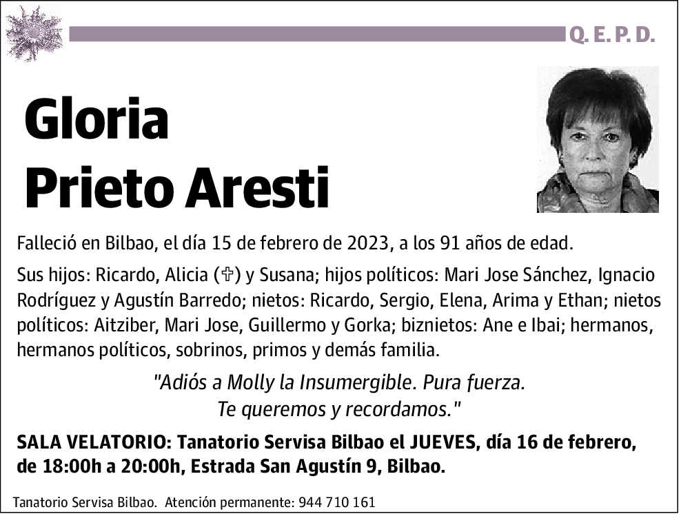 Gloria Prieto Aresti