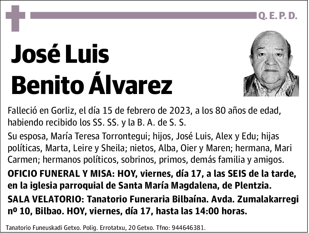 José Luis Benito Álvarez