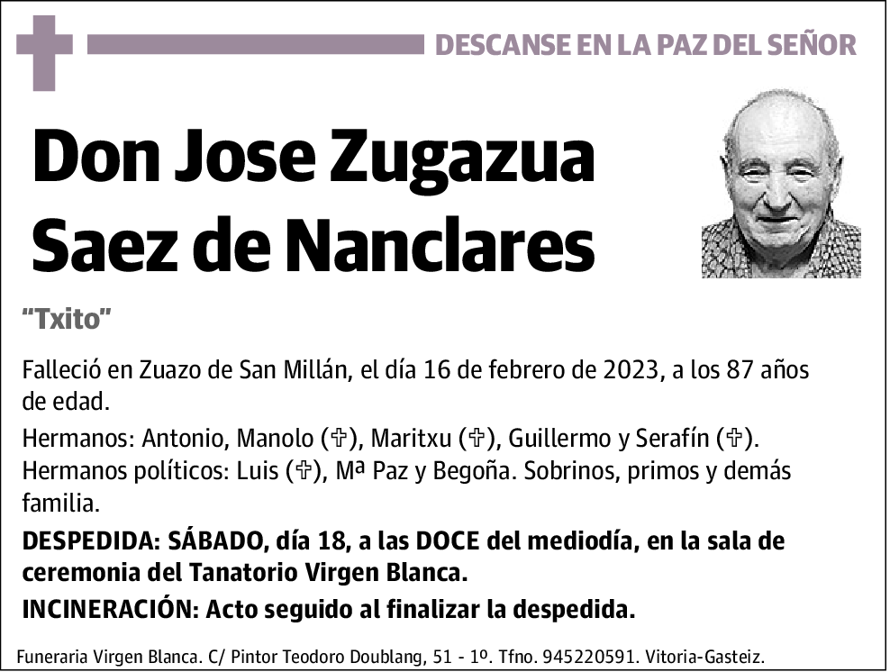 Jose Zugazua Saez de Nanclares