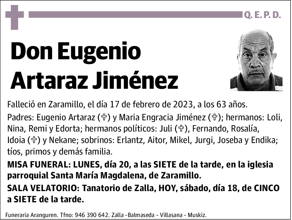 Eugenio Artaraz Jiménez