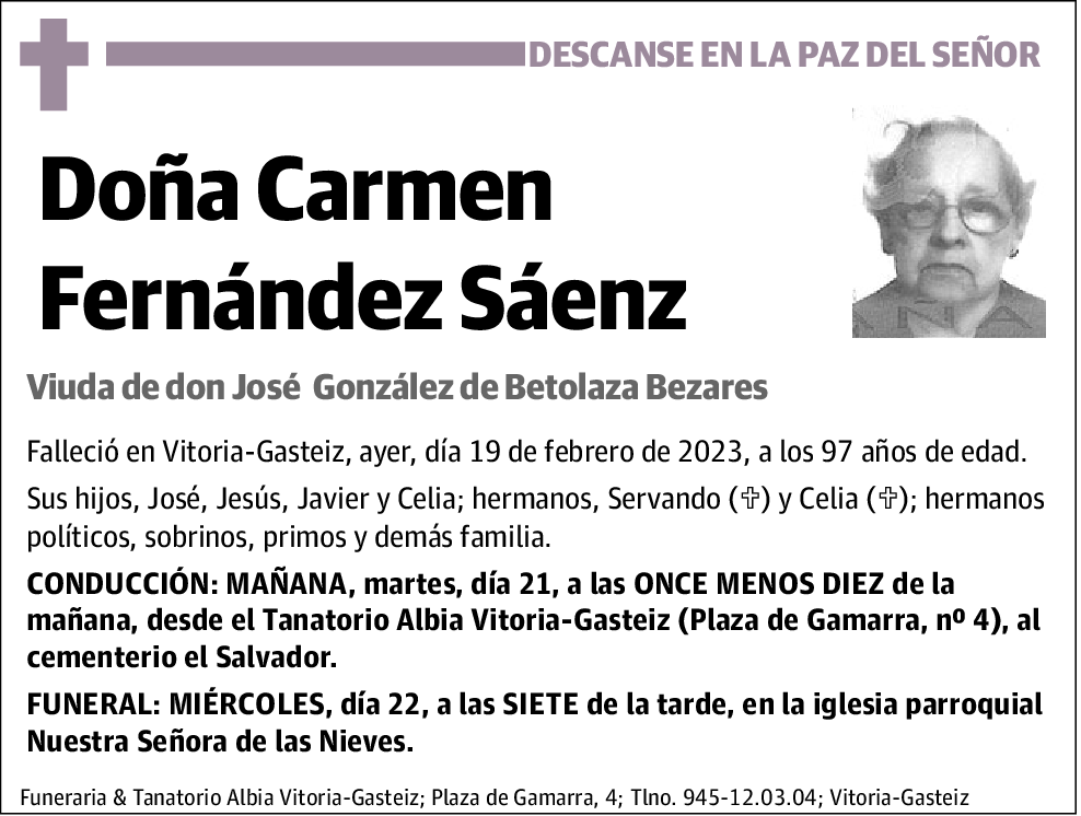 Carmen Fernández Sáenz