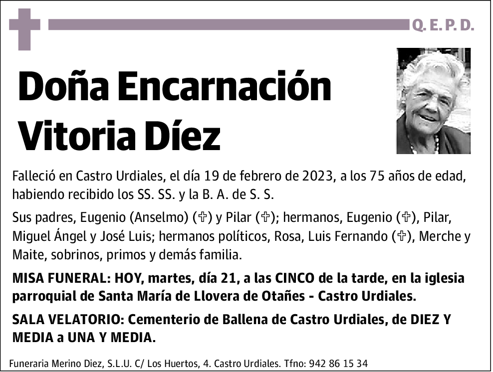 Encarnación Vitoria Díez