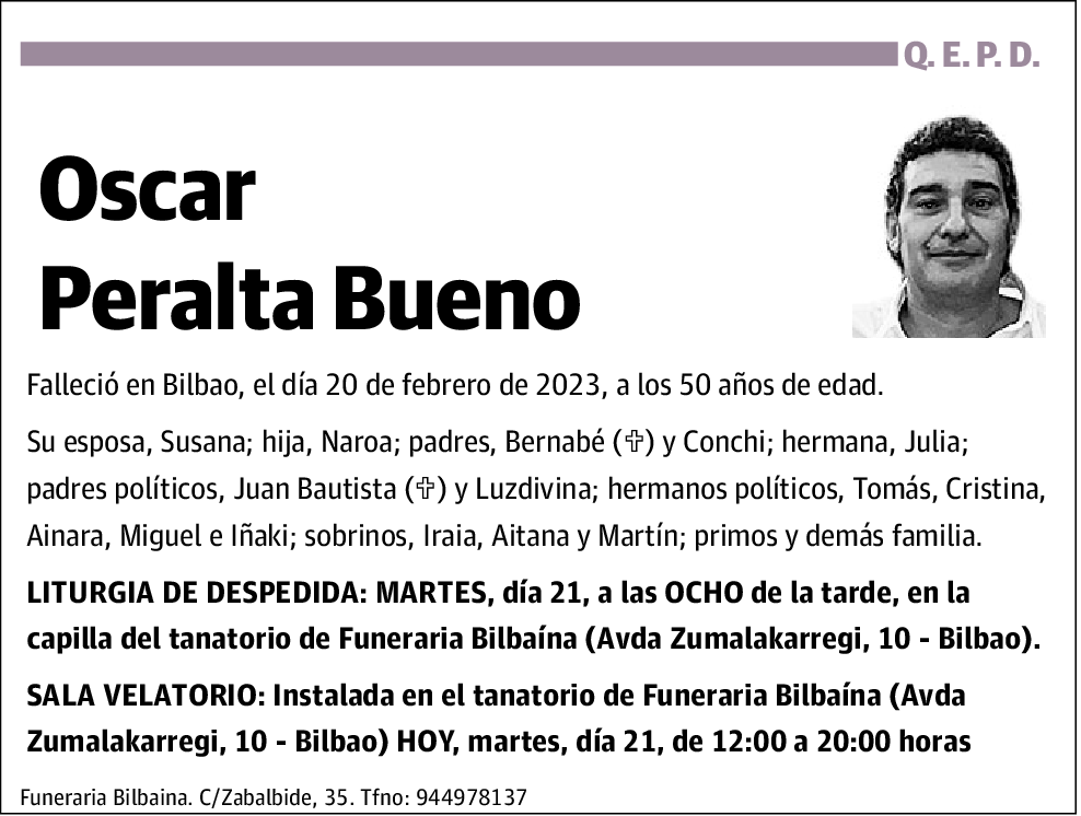 Oscar Peralta Bueno