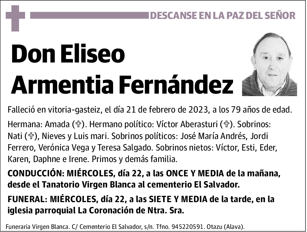 Eliseo Armentia Fernández