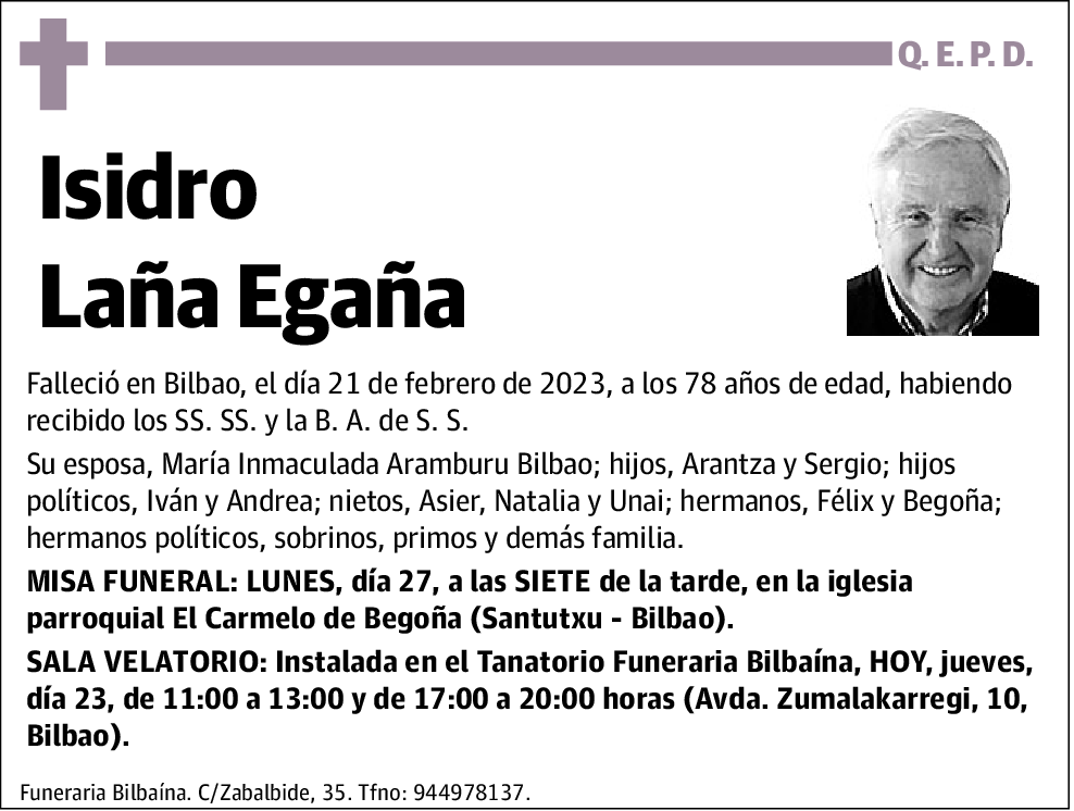 Isidro Laña Egaña