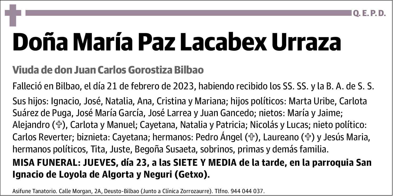 María Paz Lacabex Urraza