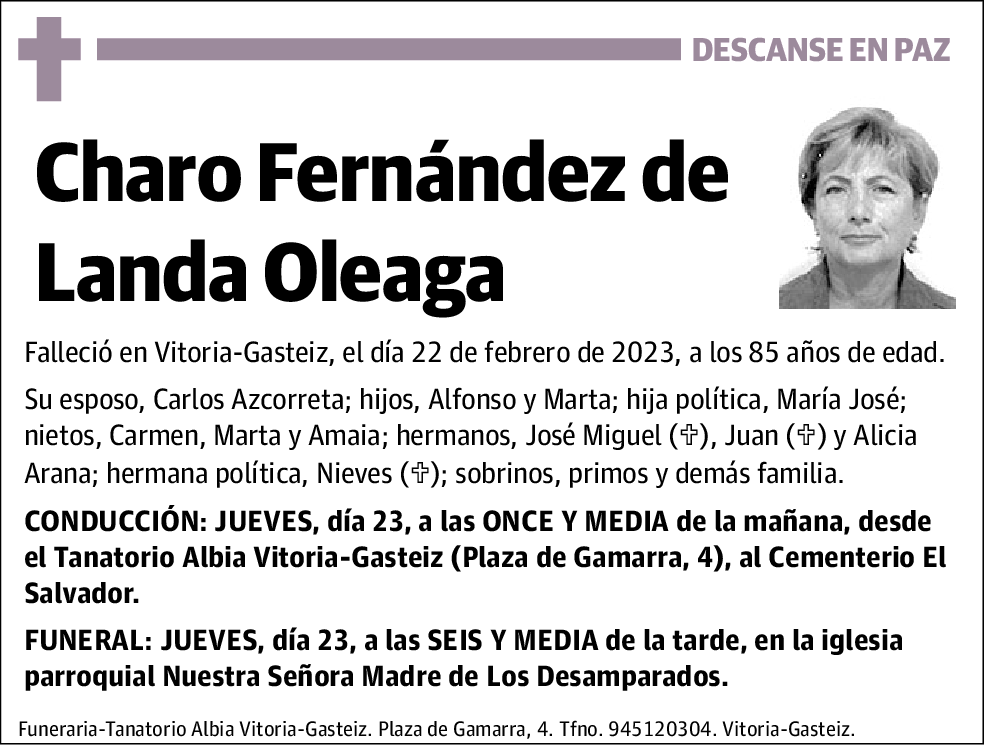 Charo Fernández de Landa Oleaga