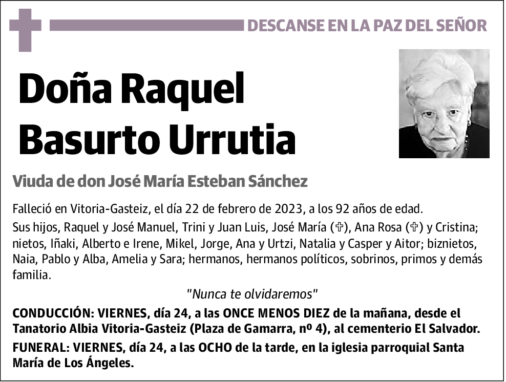 Raquel Basurto Urrutia