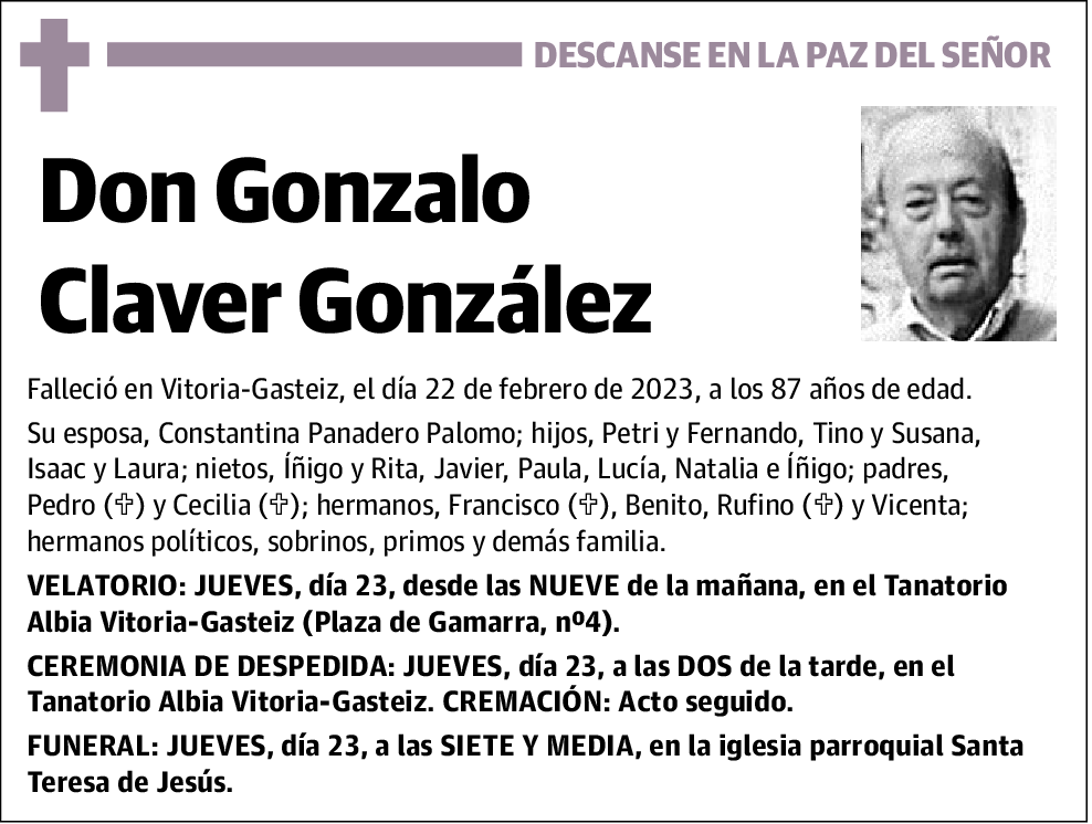 Gonzalo Claver González