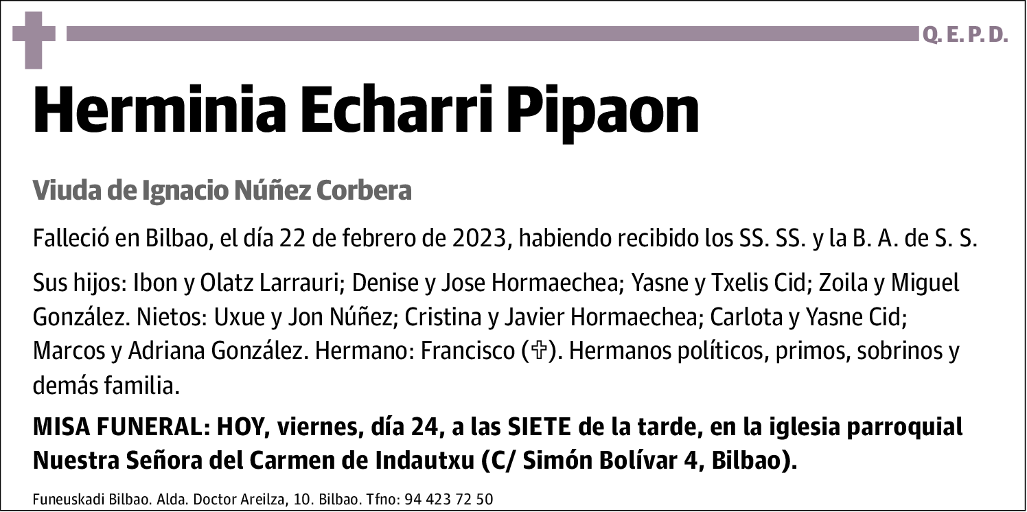 Herminia Echarri Pipaon