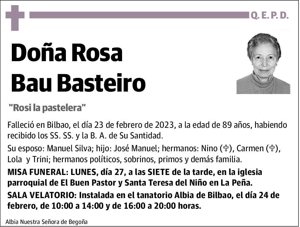 Rosa Bau Basteiro