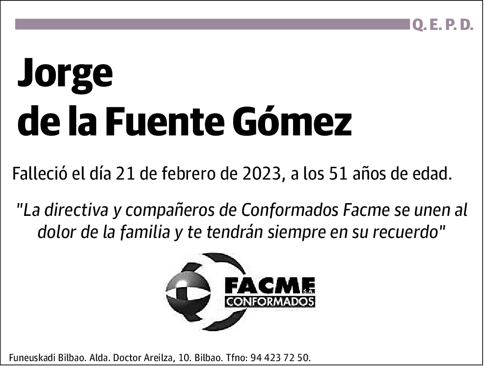 Jorge de la Fuente Gómez