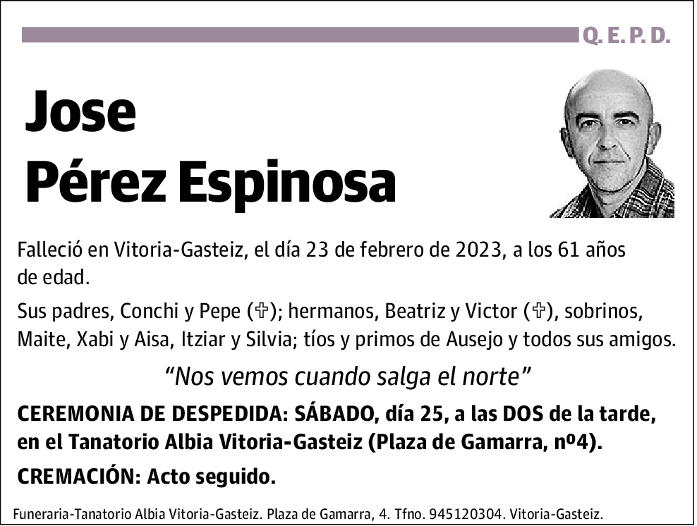 Jose Pérez Espinosa
