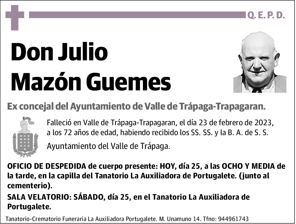 Julio Mazón Guemes