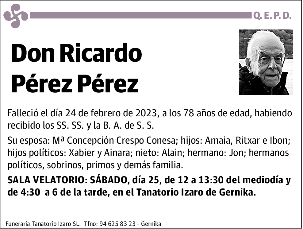 Ricardo Pérez Pérez