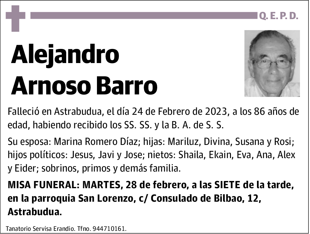 Alejandro Arnoso Barro