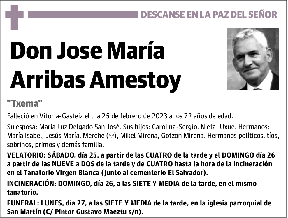Jose María Arribas Amestoy