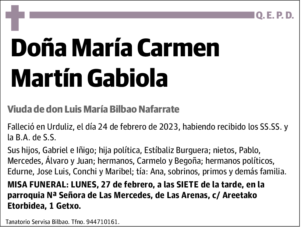 María Carmen Martín Gabiola