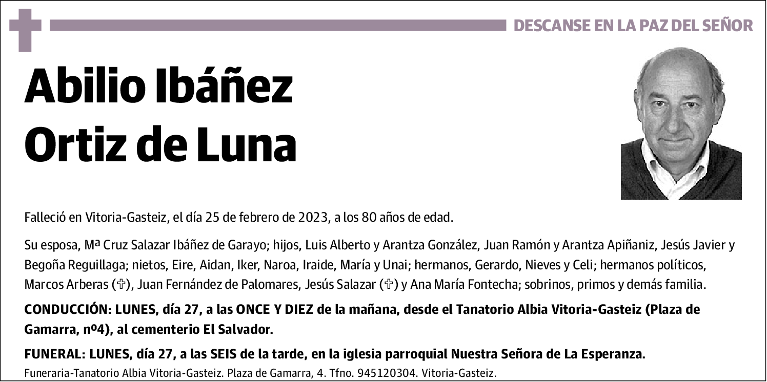 Abilio Ibáñez Ortiz de Luna