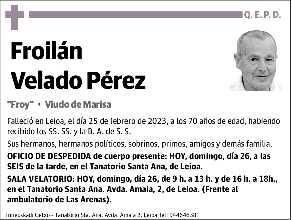 Froilán Velado Pérez