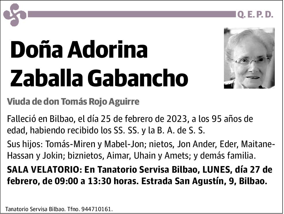 Adorina Zaballa Gabancho