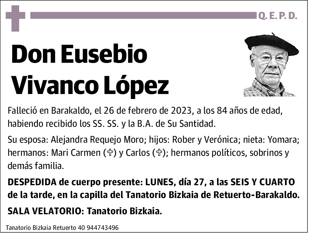 Eusebio Vivanco López