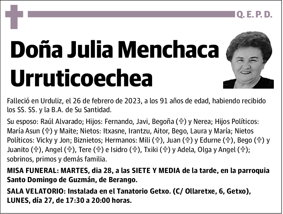 Julia Menchaca Urruticoechea