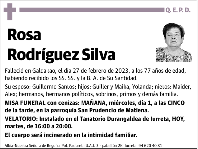 Rosa Rodríguez Silva