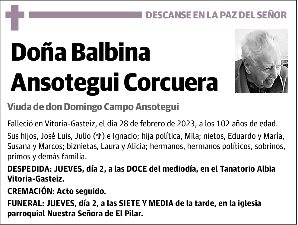 Balbina Ansotegui Corcuera
