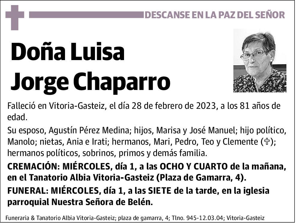 Luisa Jorge Chaparro