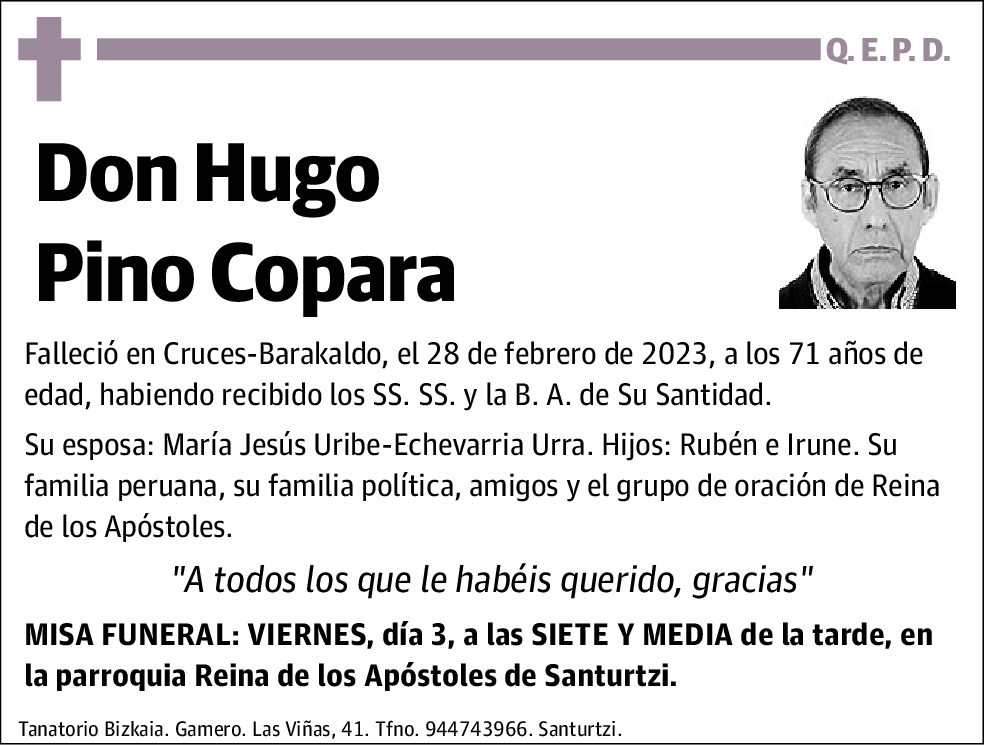 Hugo Pino Copara