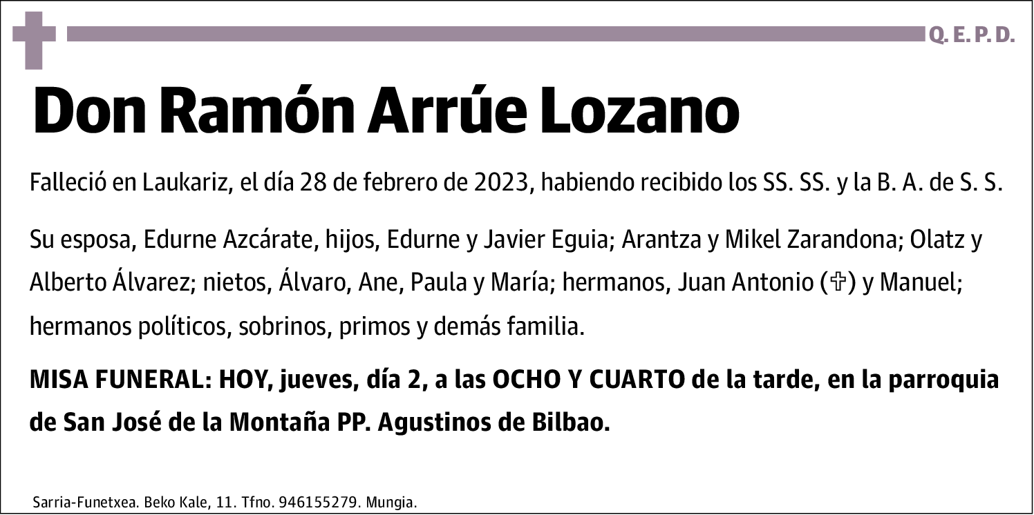 Ramón Arrúe Lozano