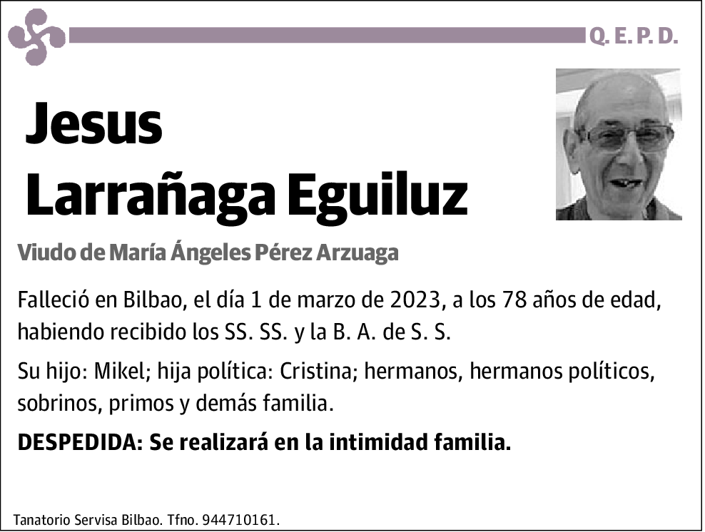 Jesus Larrañaga Eguiluz