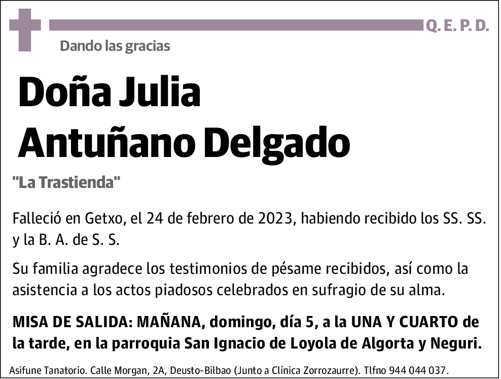 Julia Antuñano Delgado