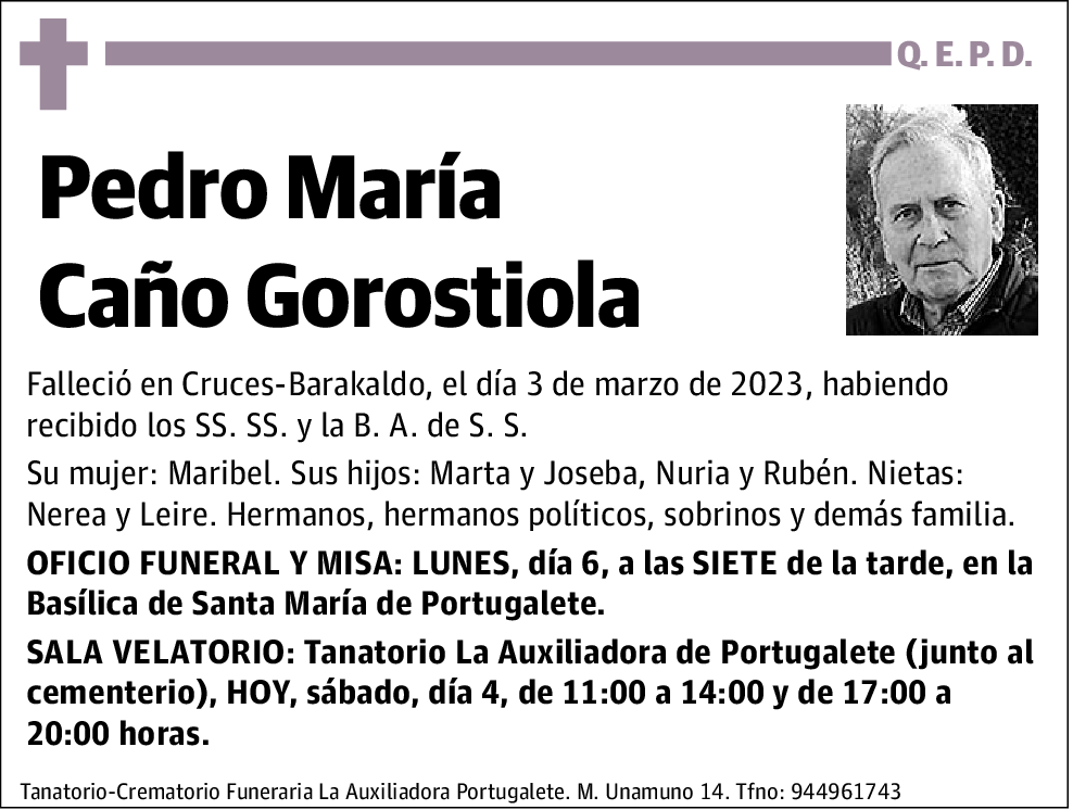 Pedro María Caño Gorostiola