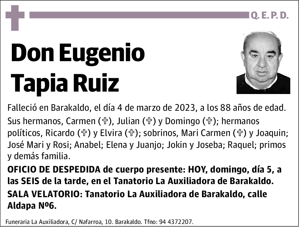 Eugenio Tapia Ruiz