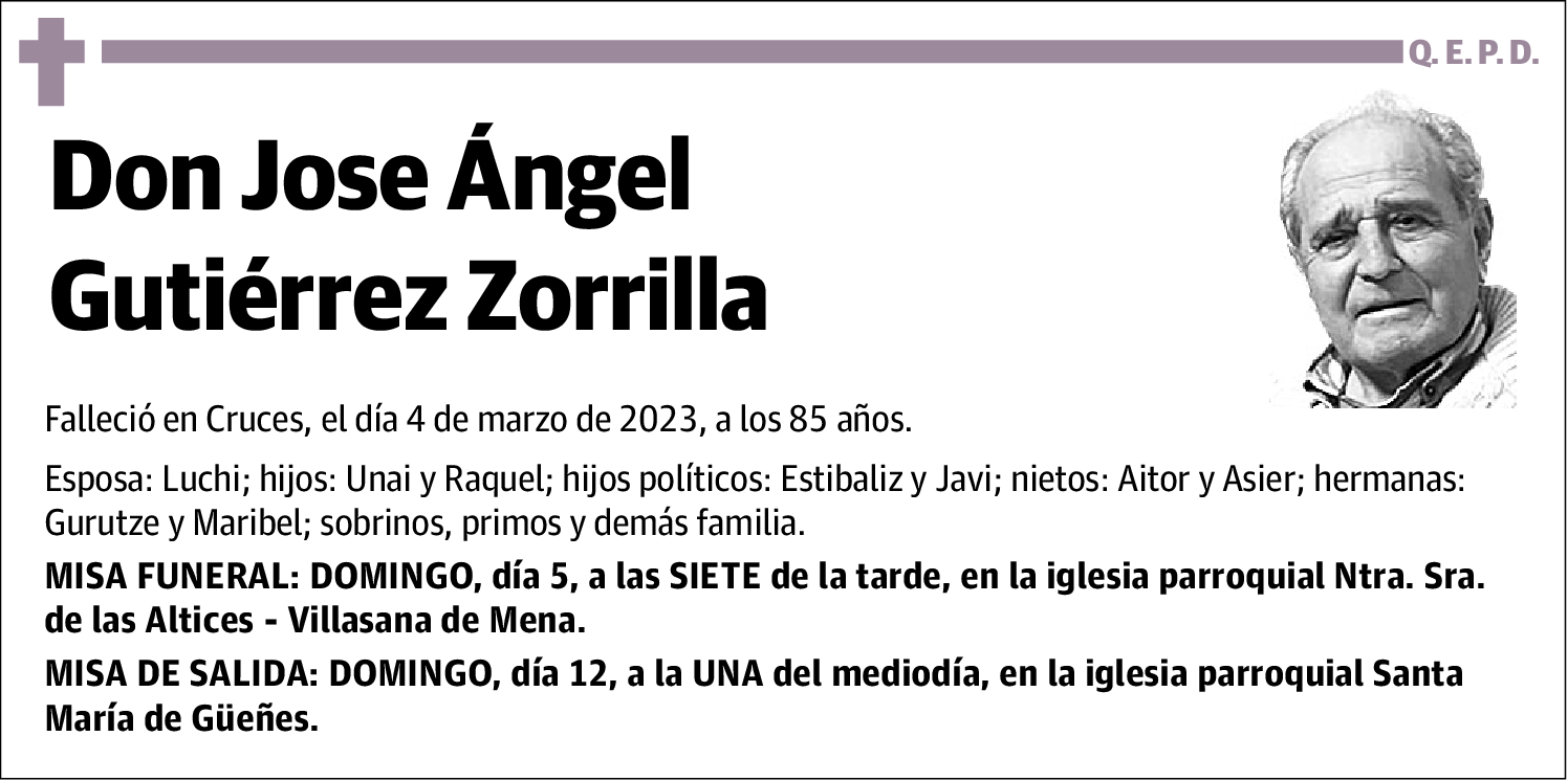 Jose Ángel Gutiérrez Zorrilla