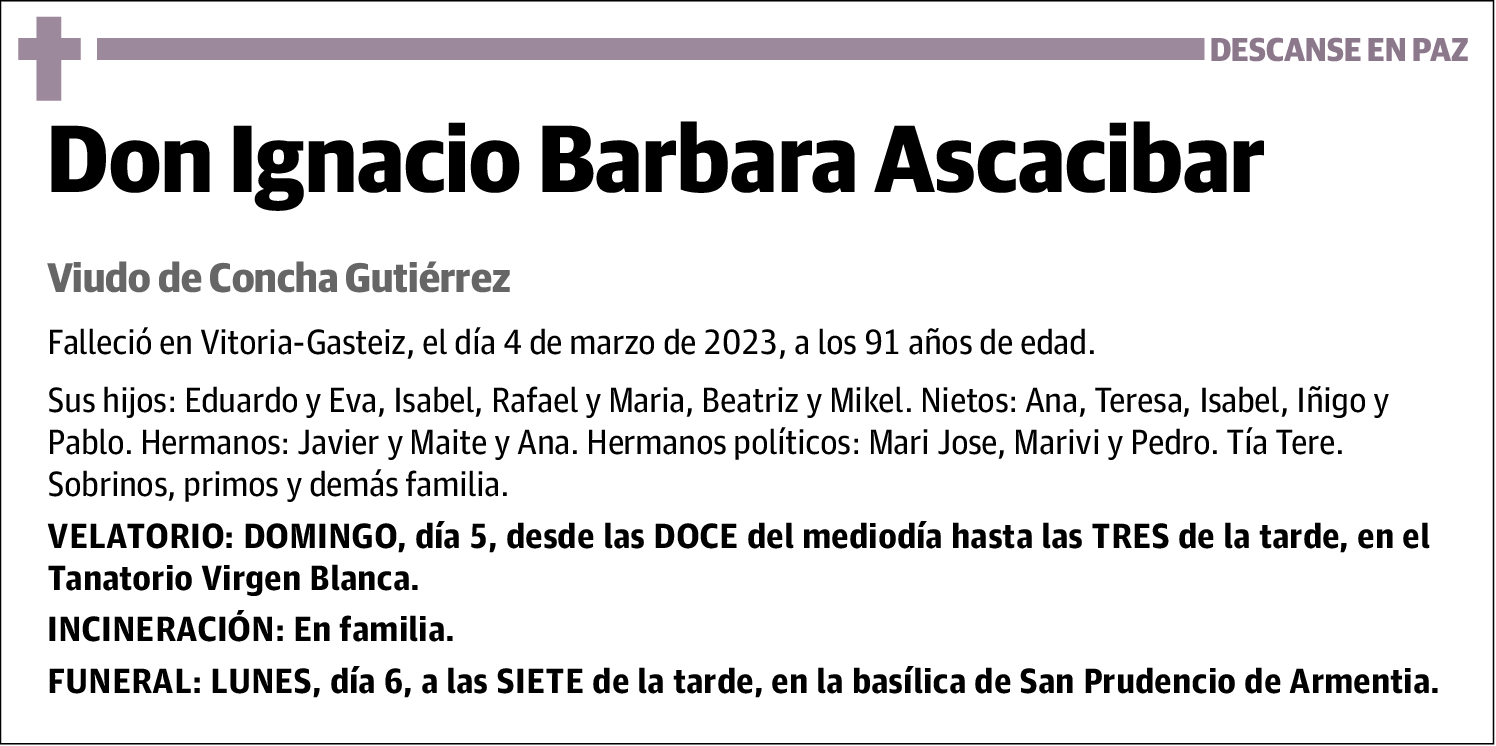 Ignacio Barbara Ascacibar
