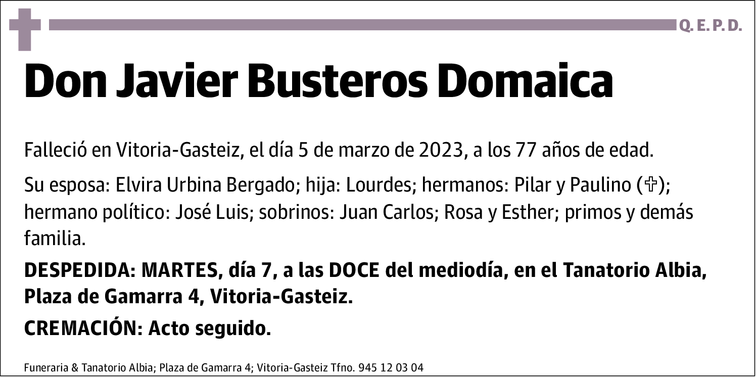 Javier Busteros Domaica