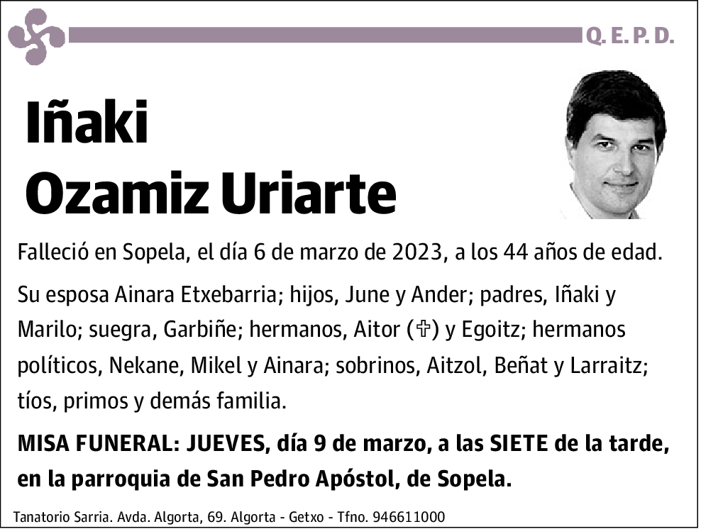 Iñaki Ozamiz Uriarte