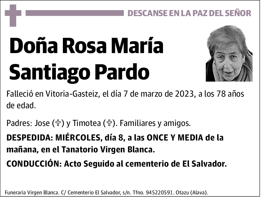 Rosa María Santiago Pardo