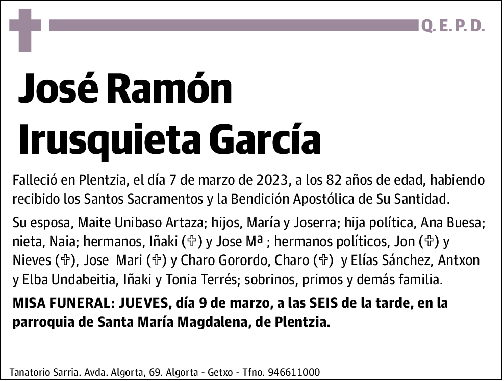 José Ramón Irusquieta García