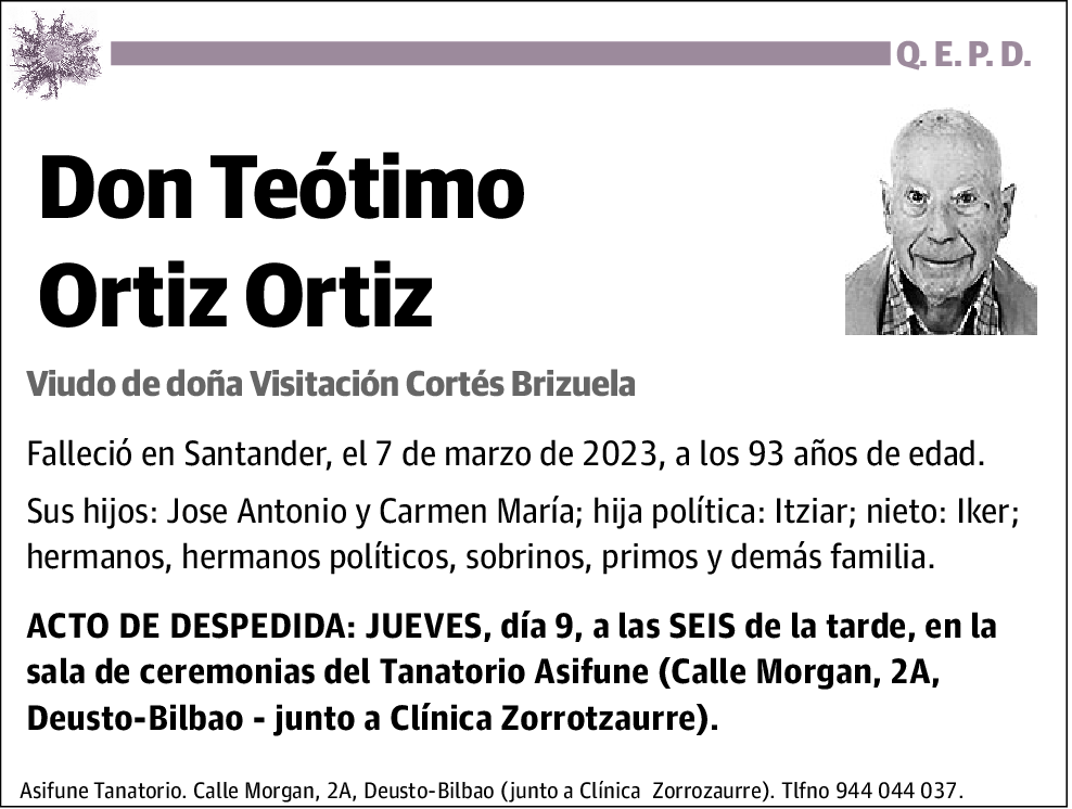 Teótimo Ortiz Ortiz