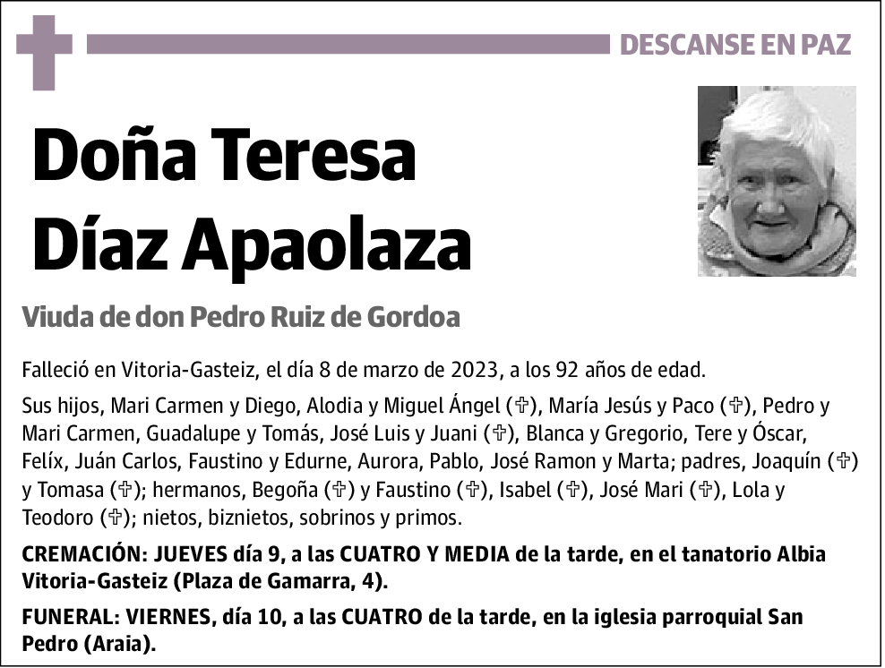 Teresa Díaz Apaolaza