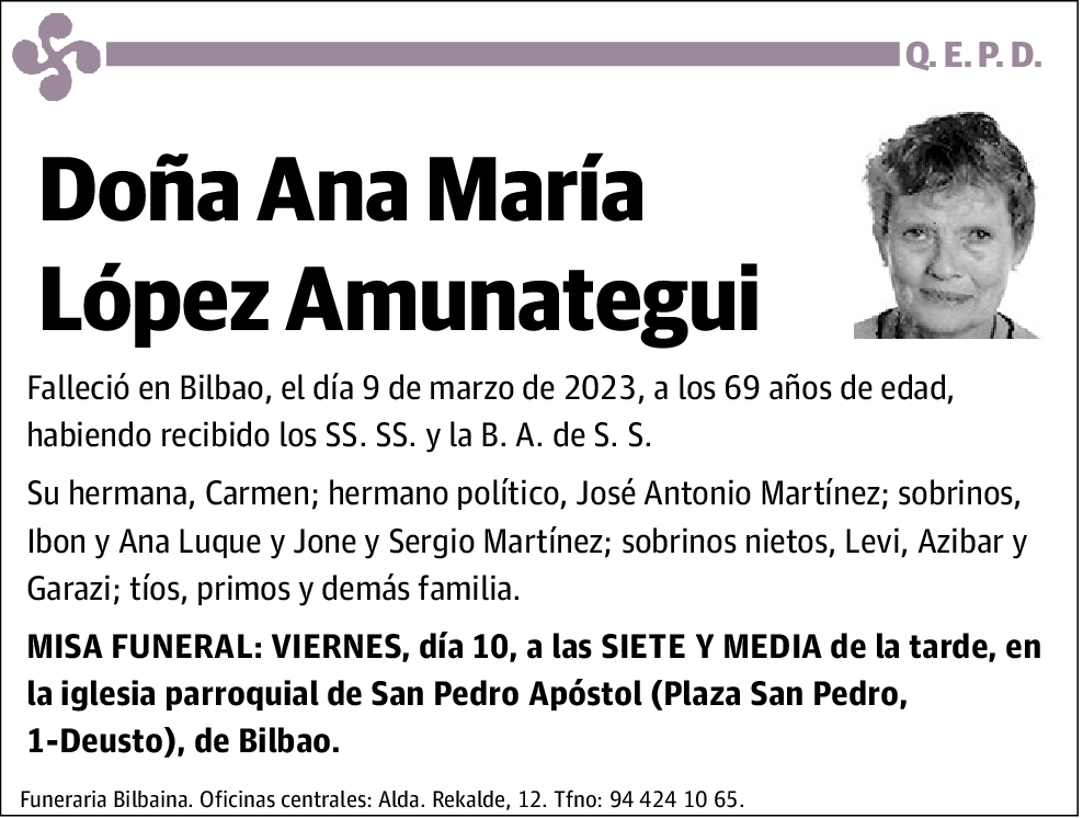 Ana María López Amunategui