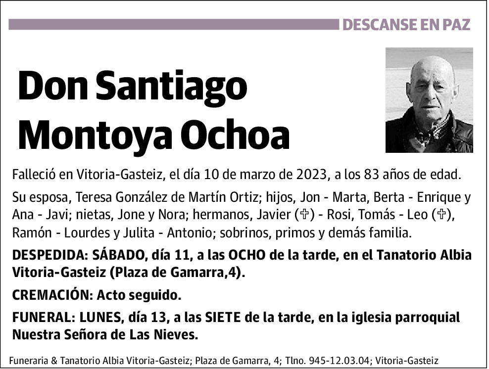 Santiago Montoya Ochoa