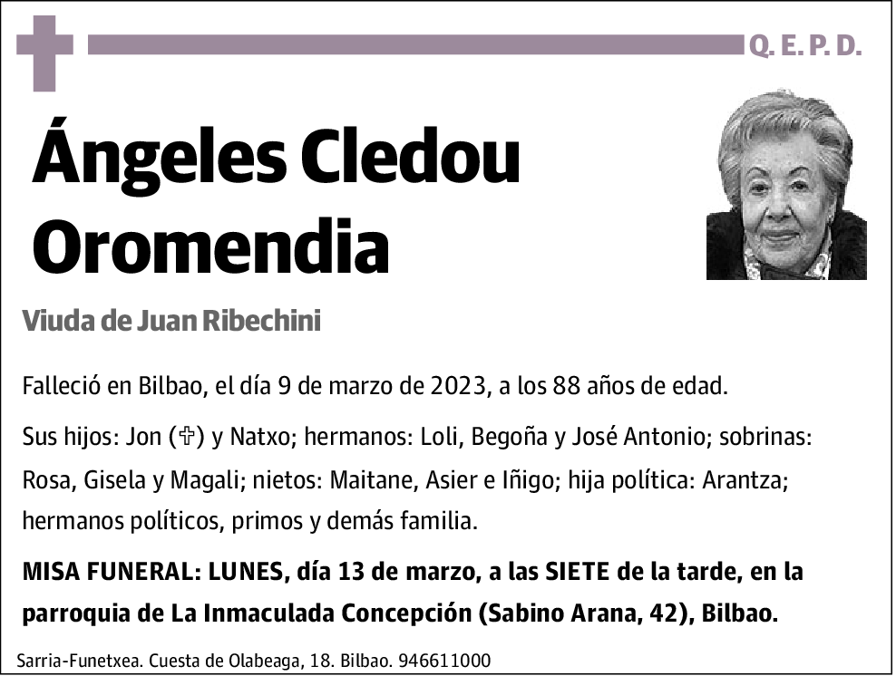 Ángeles Cledou Oromendia